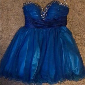 Short Formal Strapless Dress